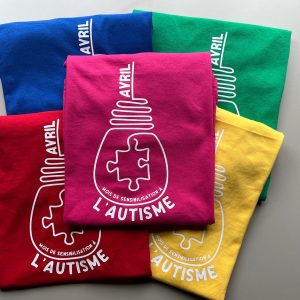 T-shirt mois de l'autisme